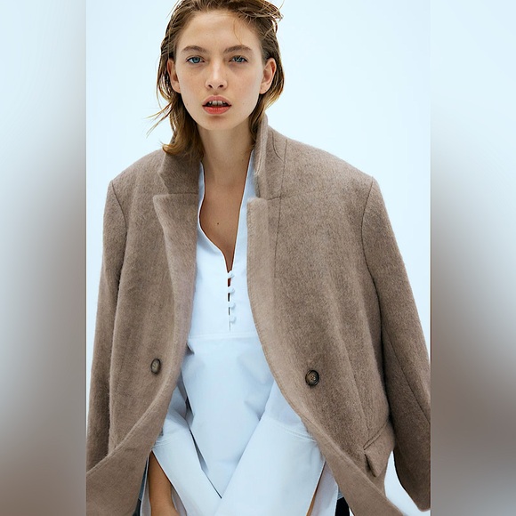 H&M DOUBLE-BREASTED BLAZER - Picture 2 of 4